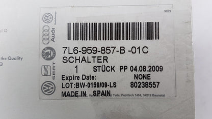 Original OE Volkswagen Fensterheberschalter 7L6959857B01C