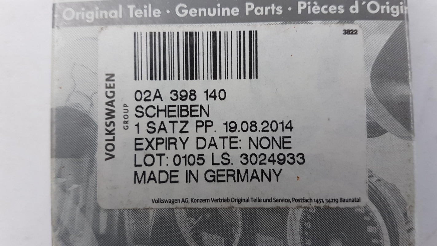 Original Volkswagen Arteon Caddy Golf Jetta AUDI SKODA SEAT Scheibe 02A398140