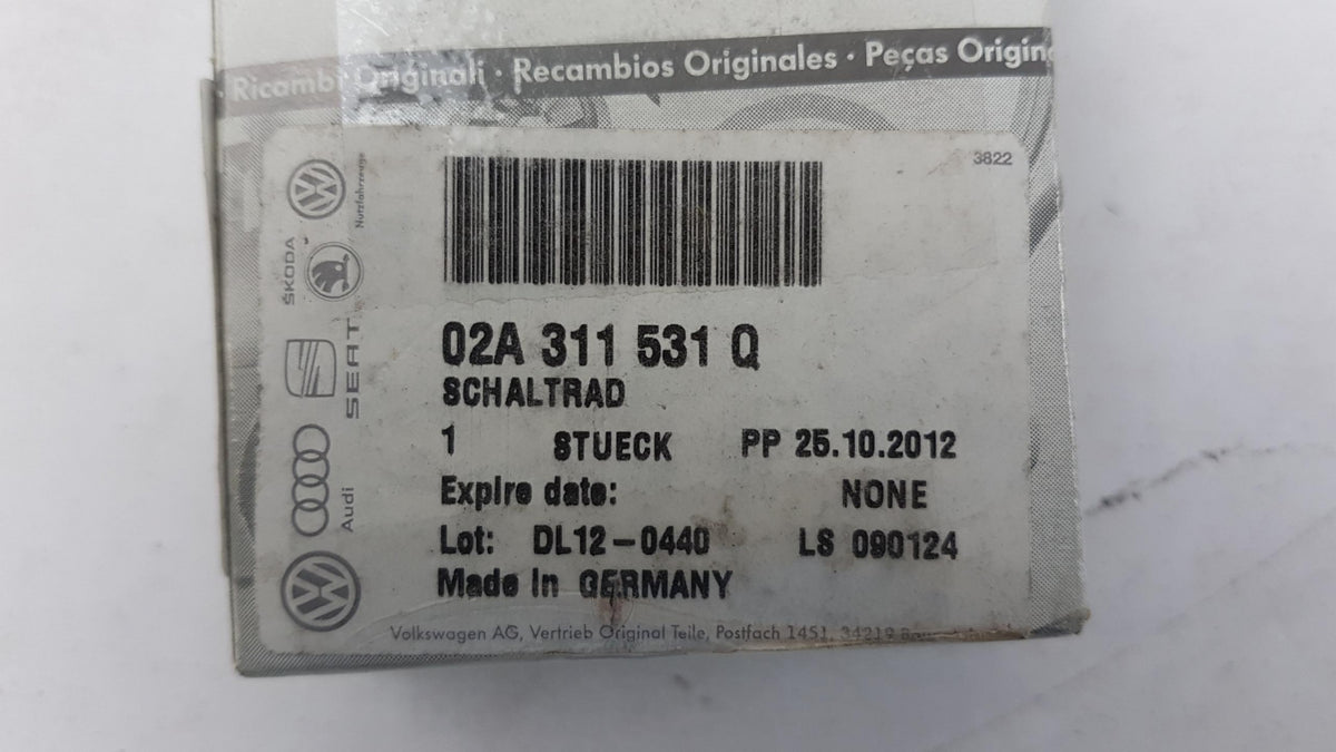 Original OE Volkswagen Getriebe Zahnrad 02A311531Q