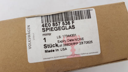 Original OE Volkswagen Außenspiegelglas 4E0857536F