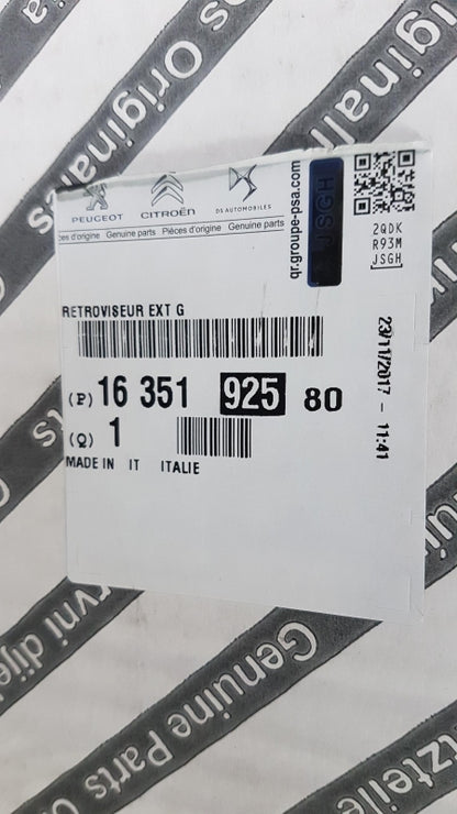 Original PEUGEOT Boxer 2017- CITROEN Relay 2017- Außenspiegel Links 1635192580