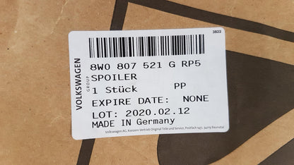 Original OE Volkswagen Stoßfängerabdeckung 8W0807521GRP5