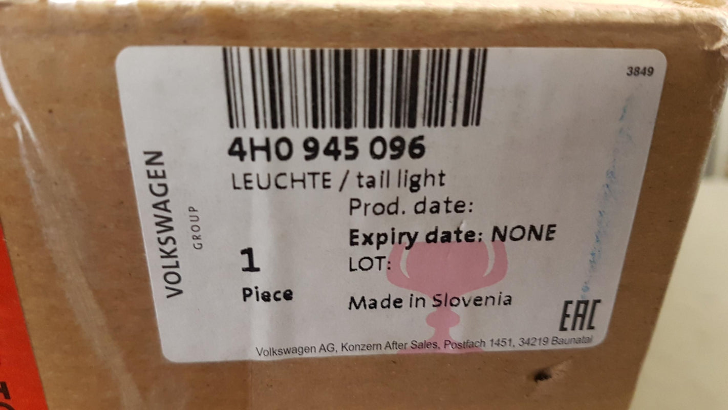 Original AUDI A8 (4H) Heckleuchte Rechts 4H0945096