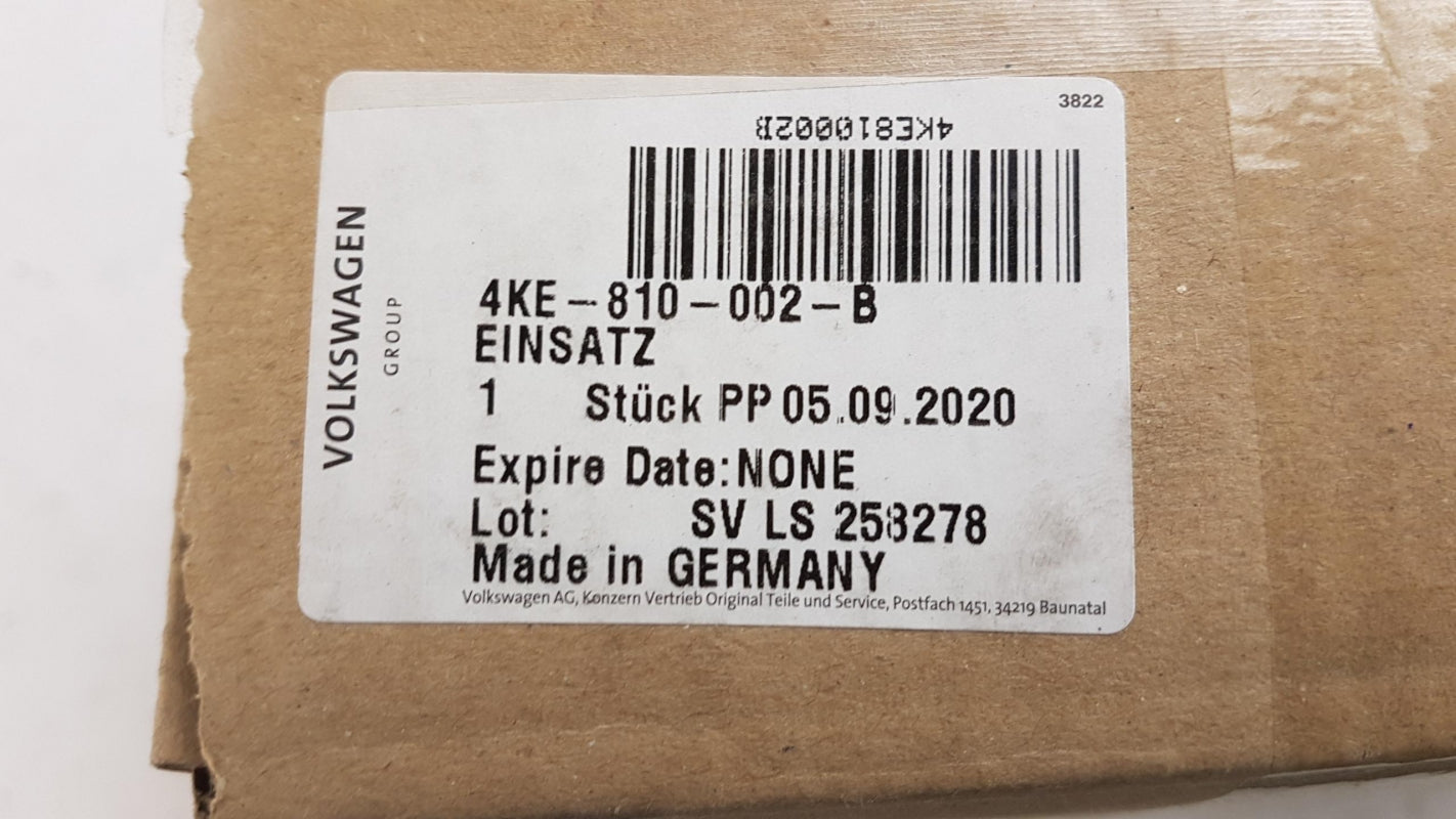 Original OE Volkswagen Abdeckung 4KE810002B