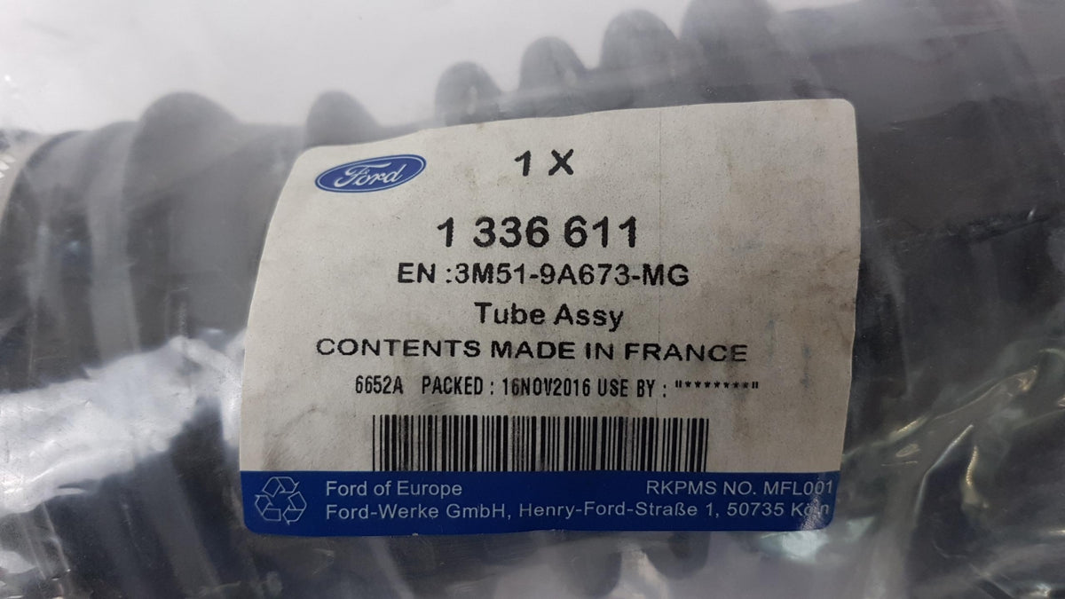Original FORD Focus Fiesta C-Max Luftfilter Schlauchrohrleitung 1336611