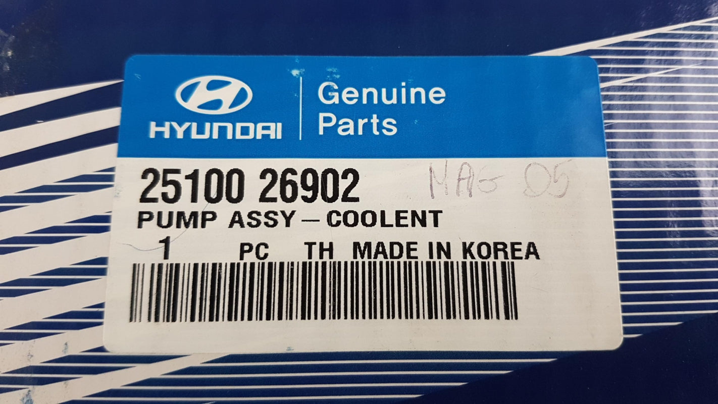 Original OE HYUNDAI/KIA Wasserpumpe 2510026902