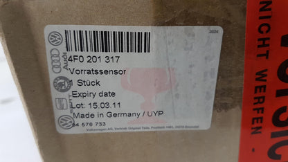 Original OE Volkswagen Kraftstoff Fördereinheit Flansch 4F0201317