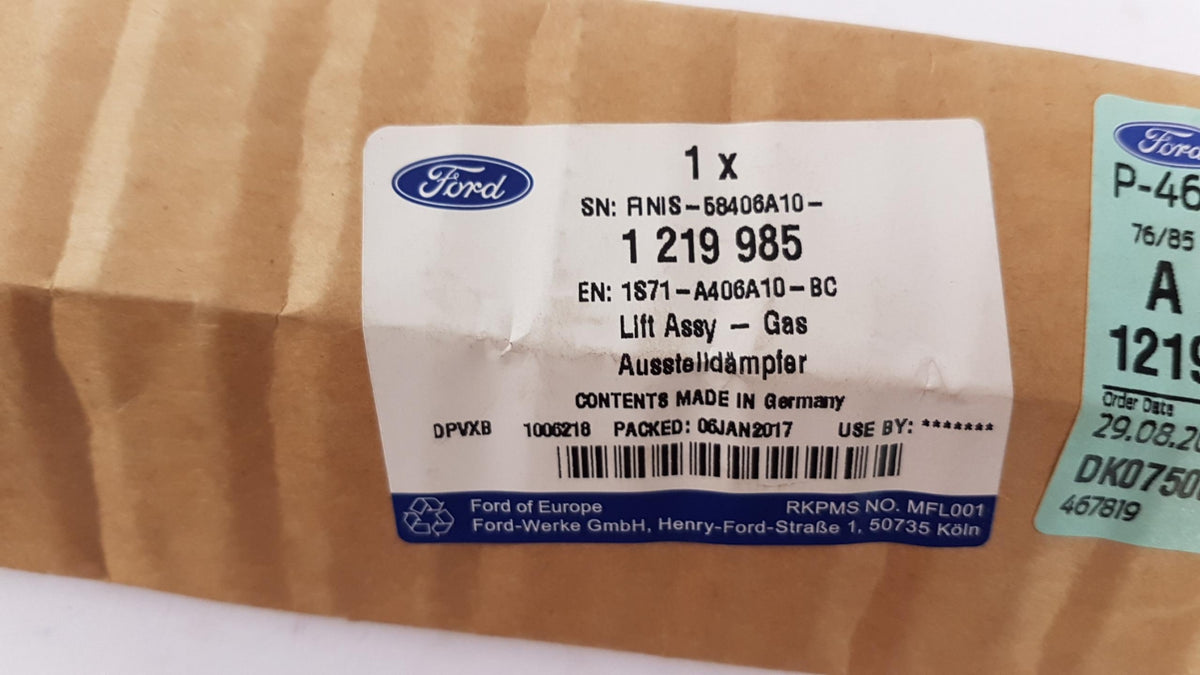 Original OE FORD Heckklappendämpfer 1219985