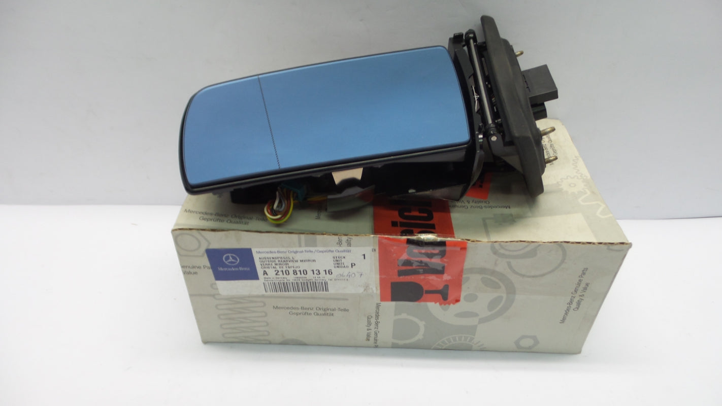 Original MERCEDES-BENZ R129 W210 Außenspiegel ohne Gehäuse links A2108101316