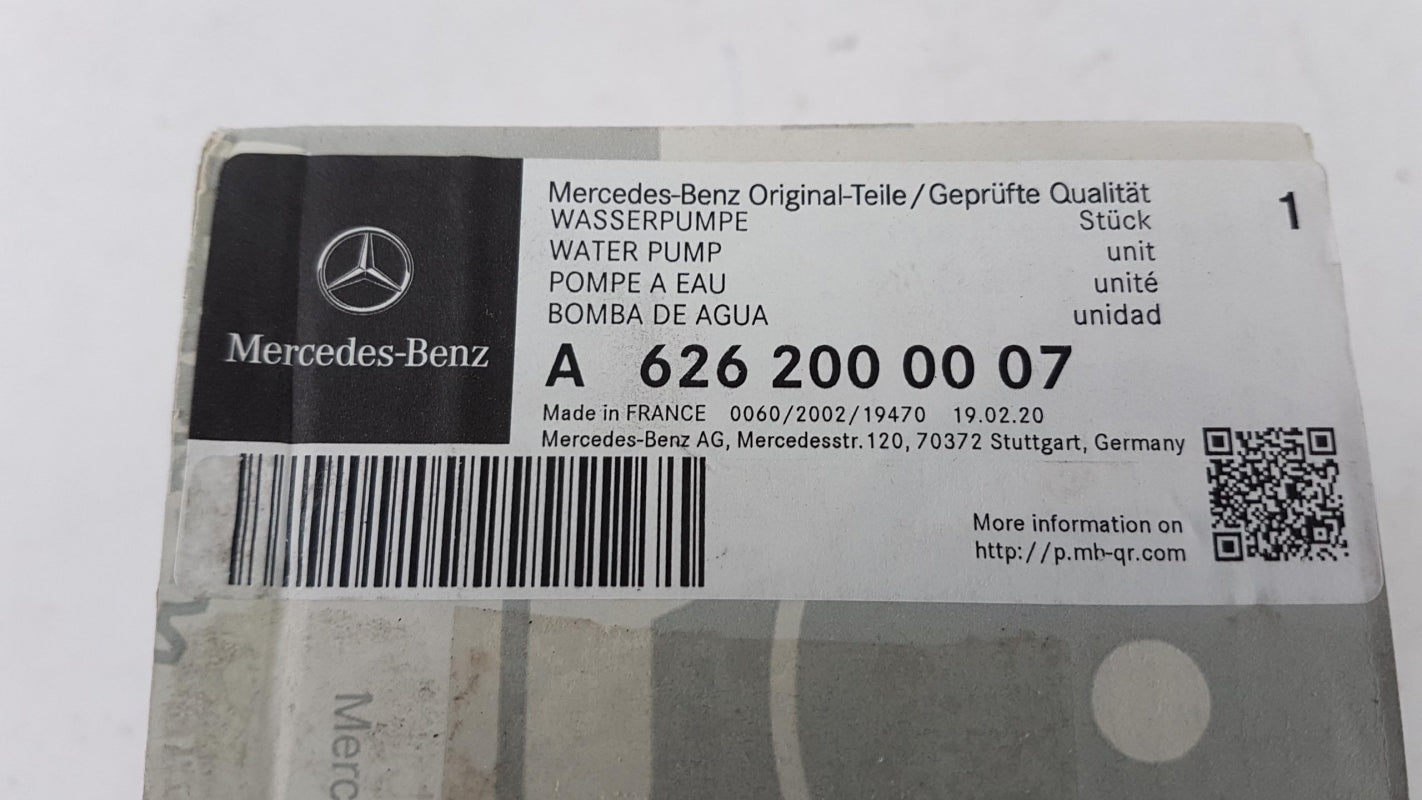 Original OE MERCEDES-BENZ Wasserpumpe A6262000007