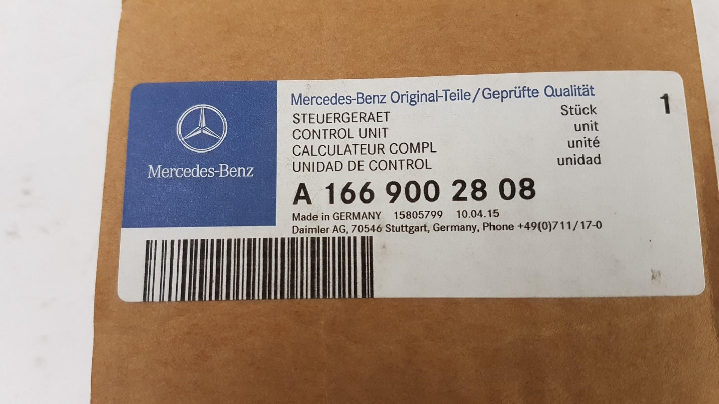 Original MERCEDES-BENZ X166 X156 W204 W212 X117 Emblem Steuergerät A1669002808