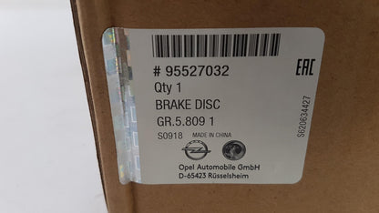 Original OPEL ASTRA J MOKKA J13 Bremsscheibensatz (2 Stück) Hinten 95527032