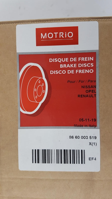Original OE RENAULT Bremsscheibensatz (2 Stück) 8660003519