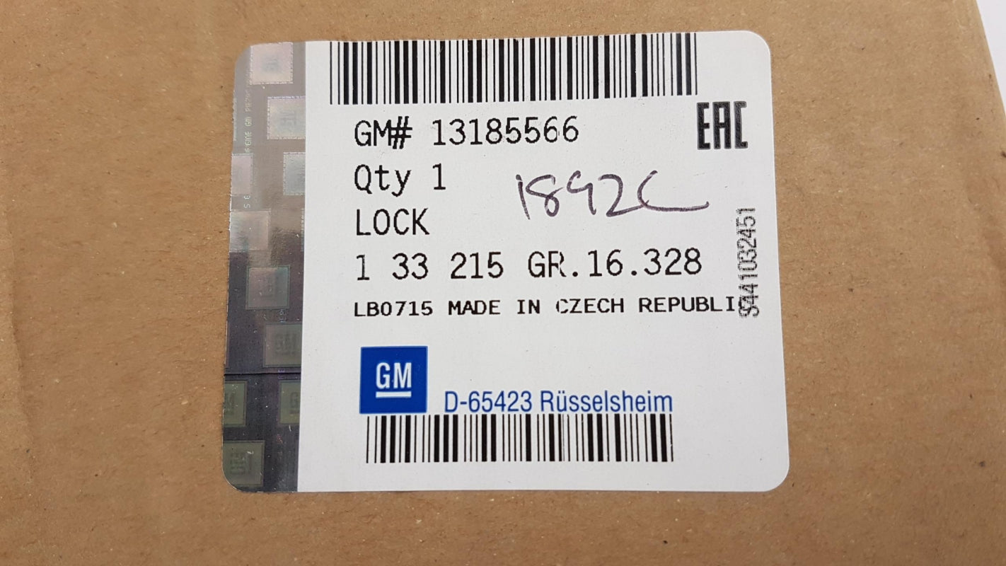 Original OPEL Signum Vectra-C  -2008 Türschloss Hinteren 13185566