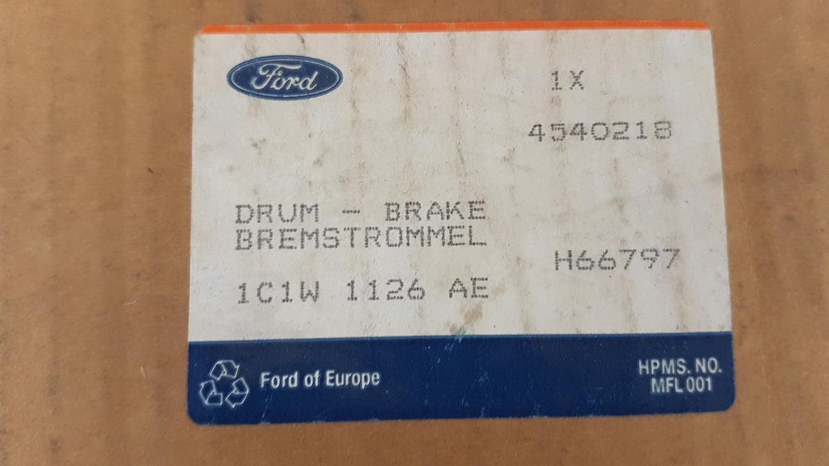 Original OE FORD Bremstrommel 4540218