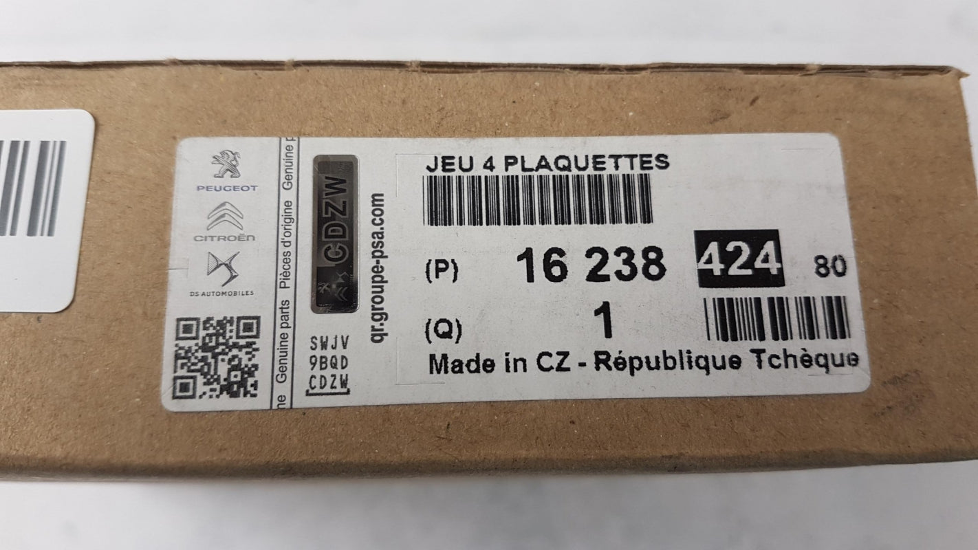 Original PEUGEOT Boxer III CITROEN Jumper III Bremsbeläge Satz Vorne 1623842480