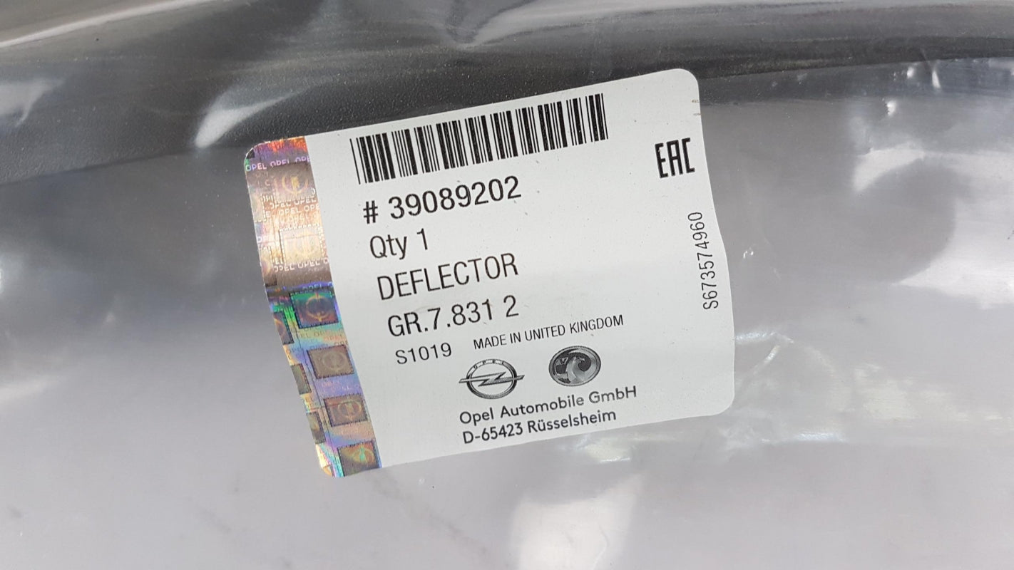 Original OE OPEL Stoßfängerabdeckung 39089202