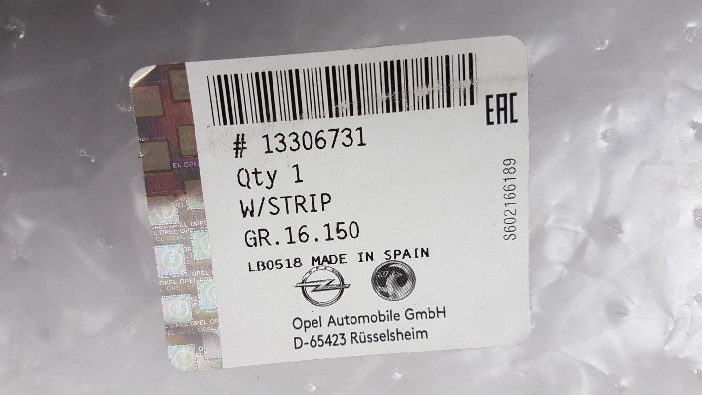Original OE OPEL Türdichtung 13306731
