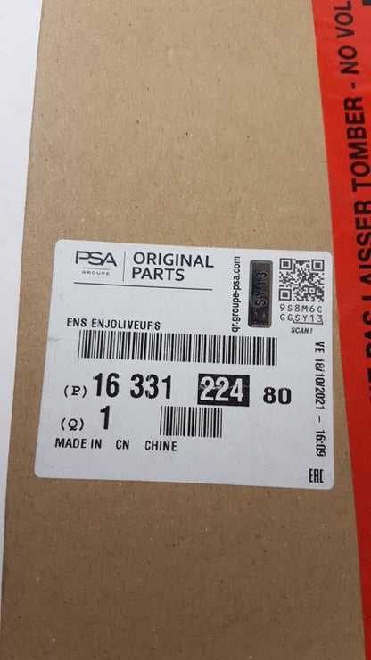 Original OE Peugeot Stoßstange Zierleiste Satz 1633122480