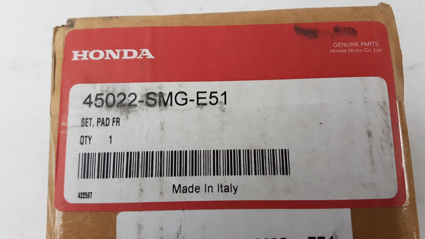 Original OE HONDA Bremsbeläge 45022SMGE51