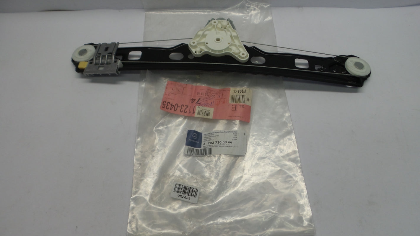 Original MERCEDES-BENZ W203 Fensterheber ohne Motor hinten links A2037300346
