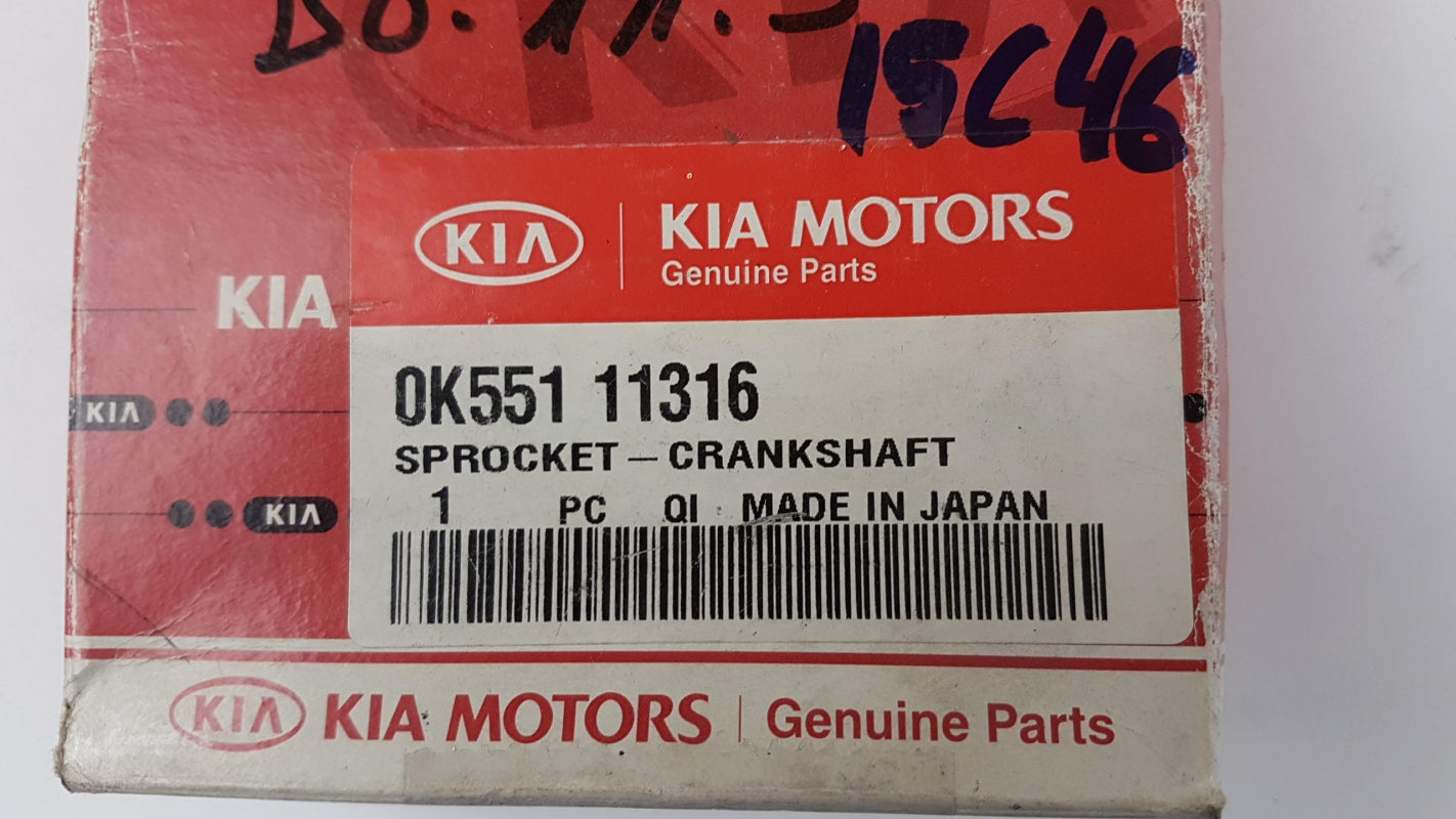 Original KIA Carnival Sedona 2.9 Tdi Kurbelwelle Zahnrad 0K55111316