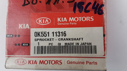 Original KIA Carnival Sedona 2.9 Tdi Kurbelwelle Zahnrad 0K55111316