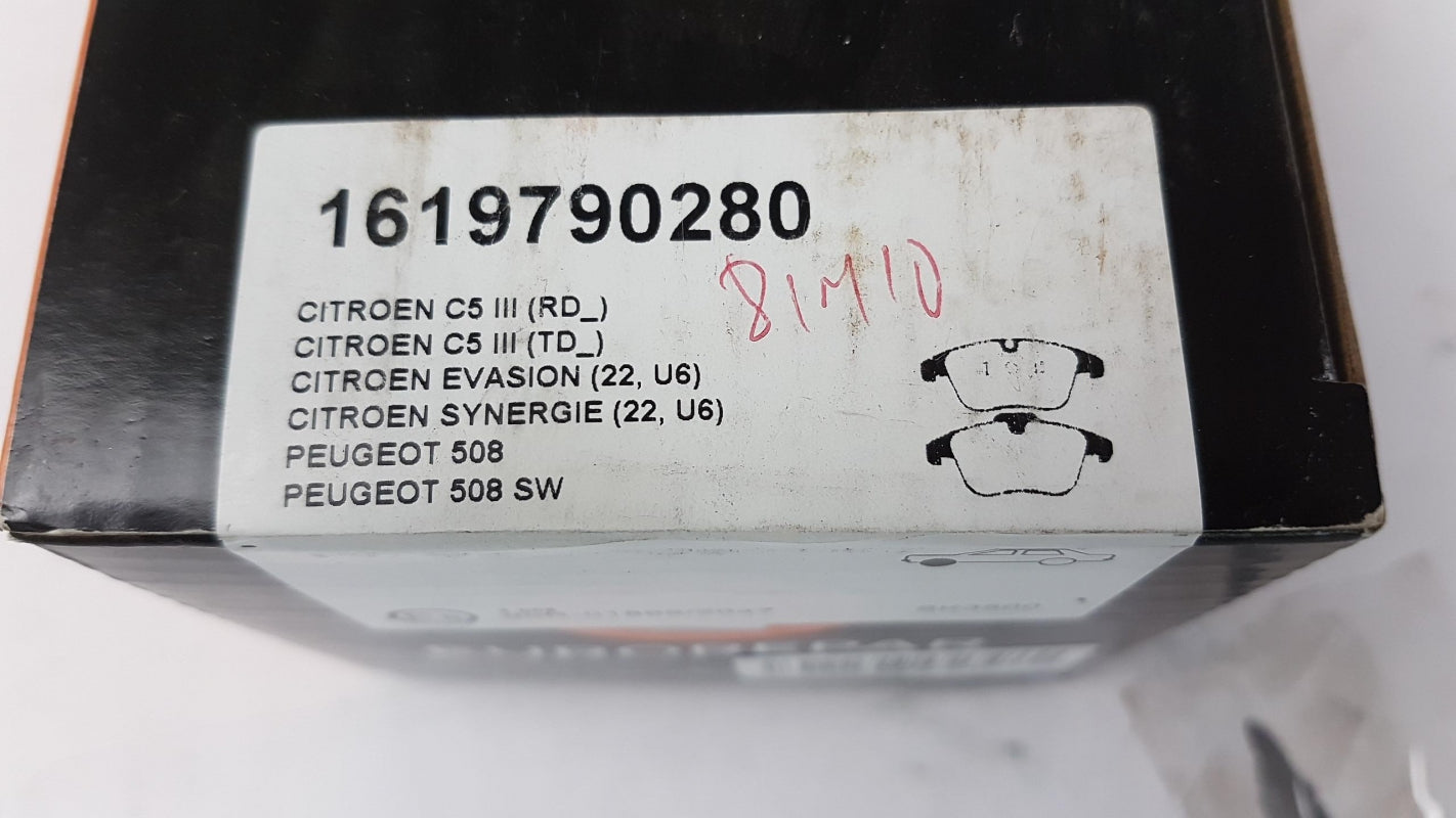 Original CITROEN C5 III PEUGEOT 407 508 I Bremsbeläge Satz Vorne 1619790280