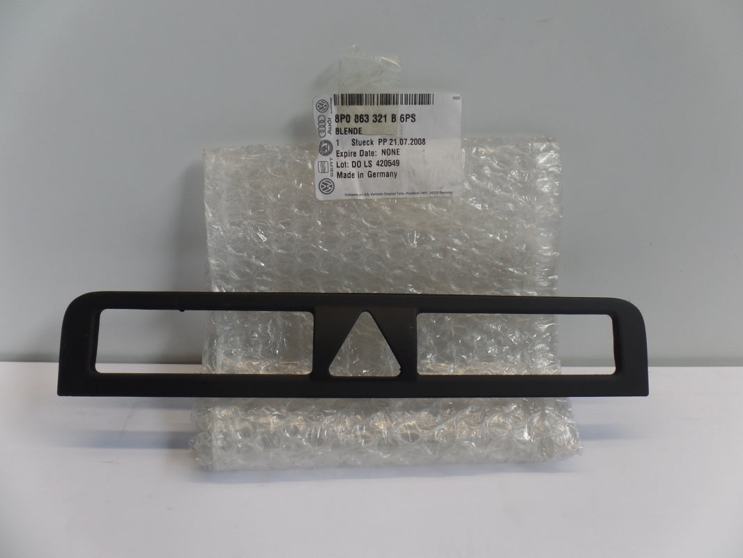 Original AUDI A3 Blende für Mittelkonsole soul (schwarz) 8P0863321B6PS