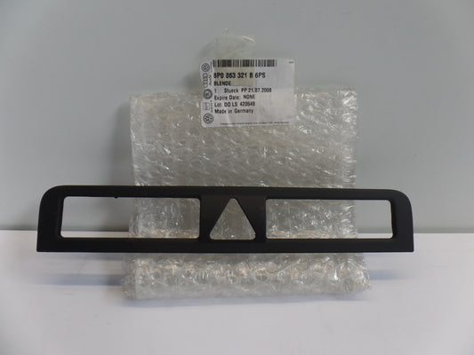 Original AUDI A3 Blende für Mittelkonsole soul (schwarz) 8P0863321B6PS