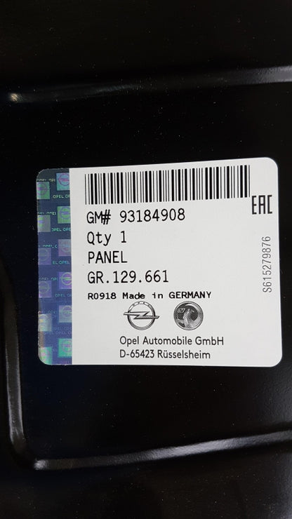 Original OE OPEL Stoßstangen Zierleiste 93184908