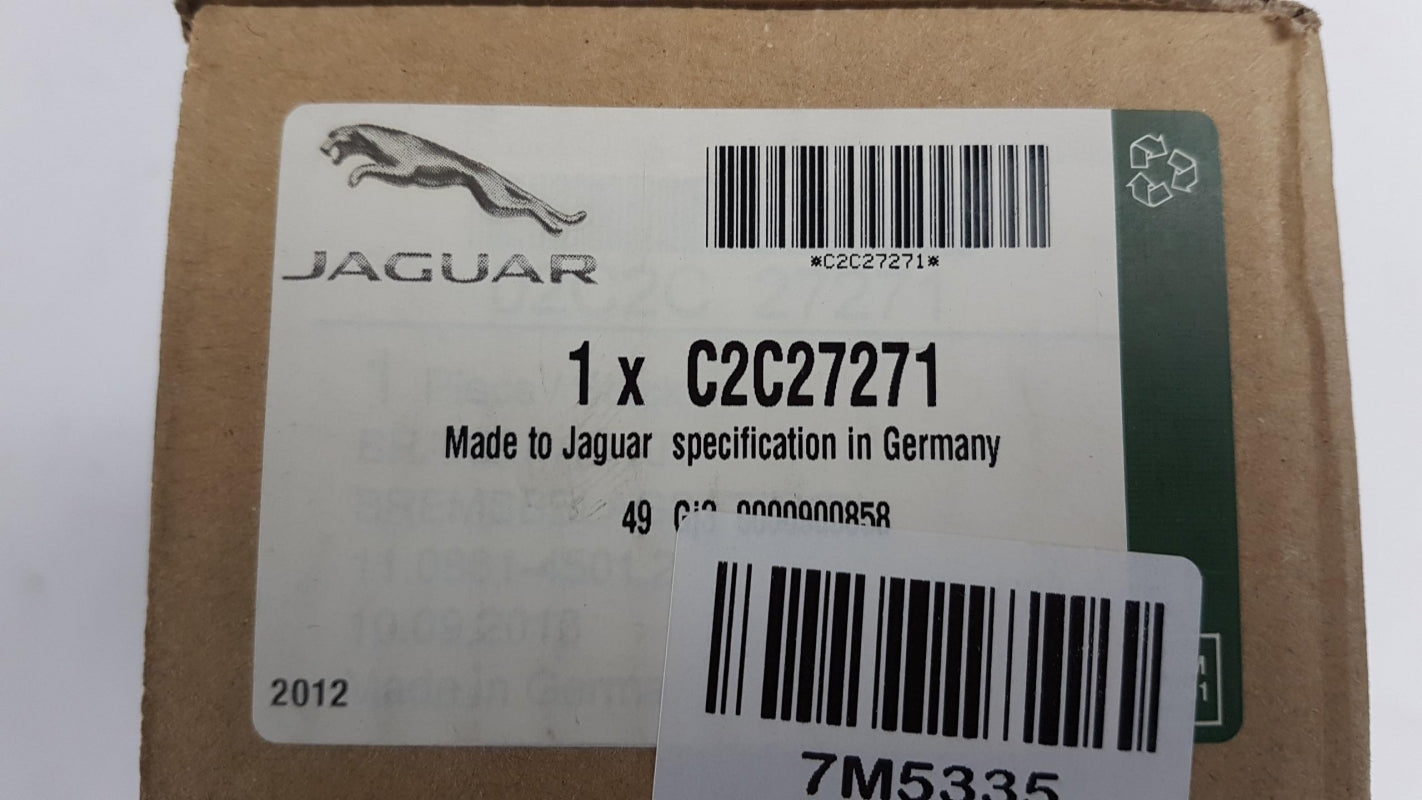 Original OE JAGUAR Bremsbeläge C2C27271