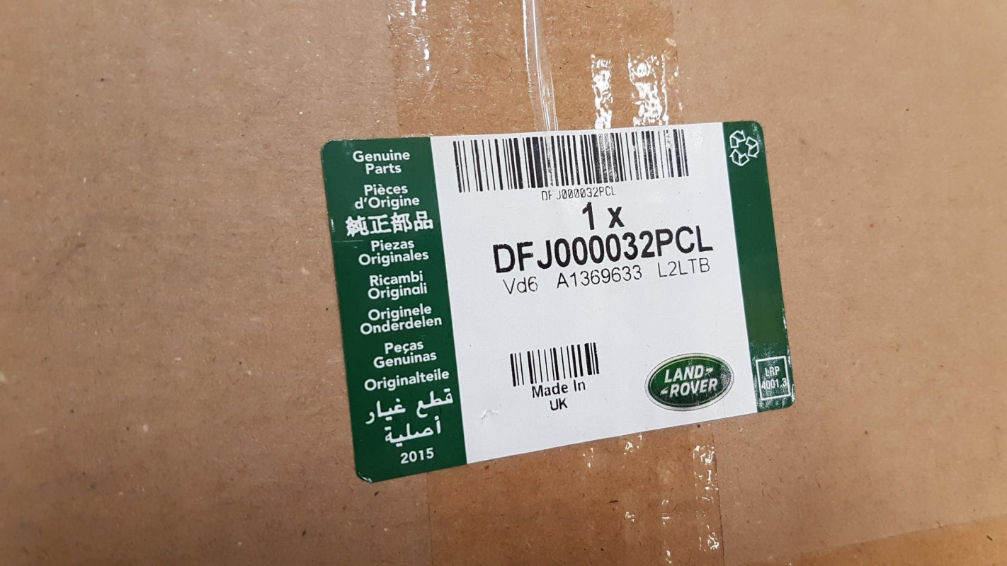 Original OE LAND ROVER Kotflügel Zierleiste DFJ000032PCL