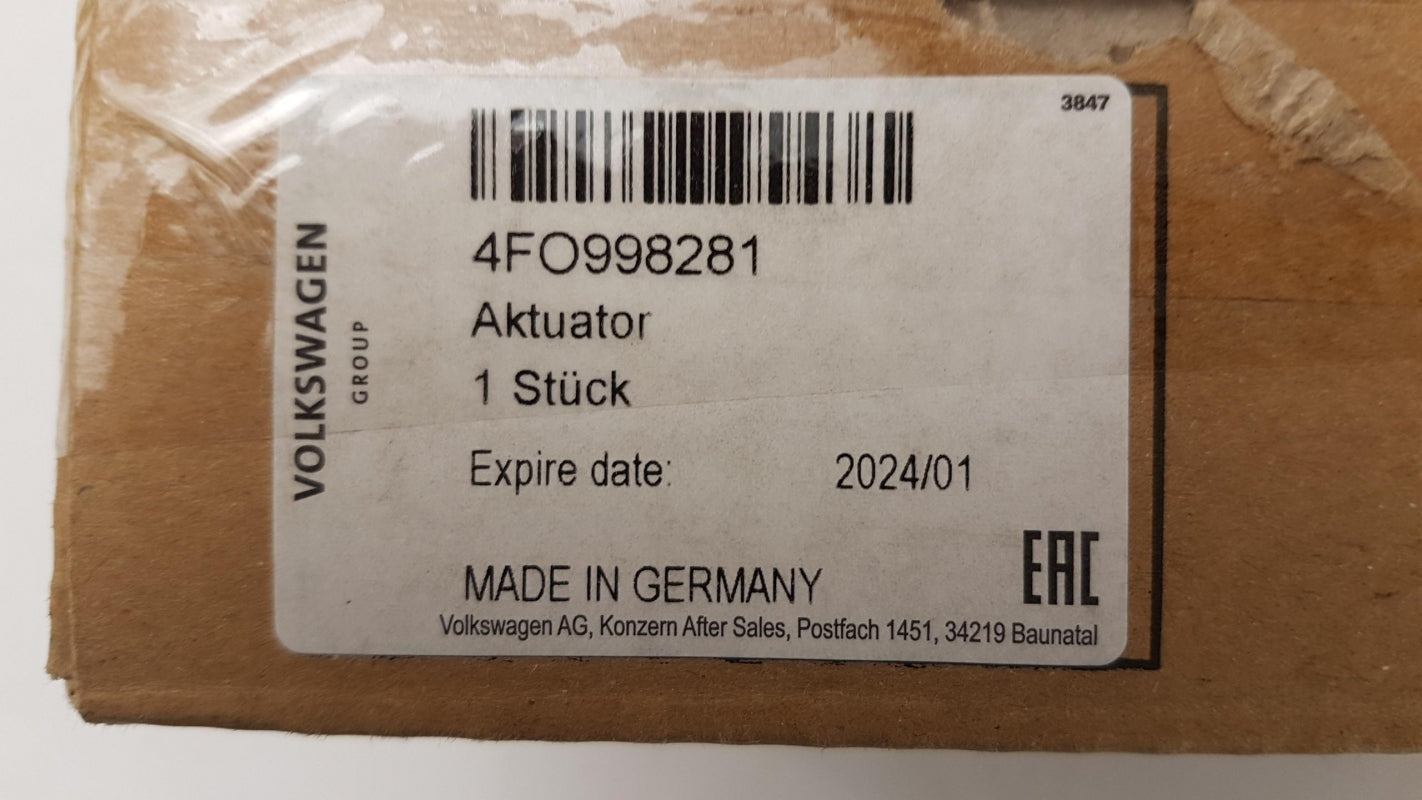 Original AUDI A6 Bremssattel Stellmotor 4F0998281