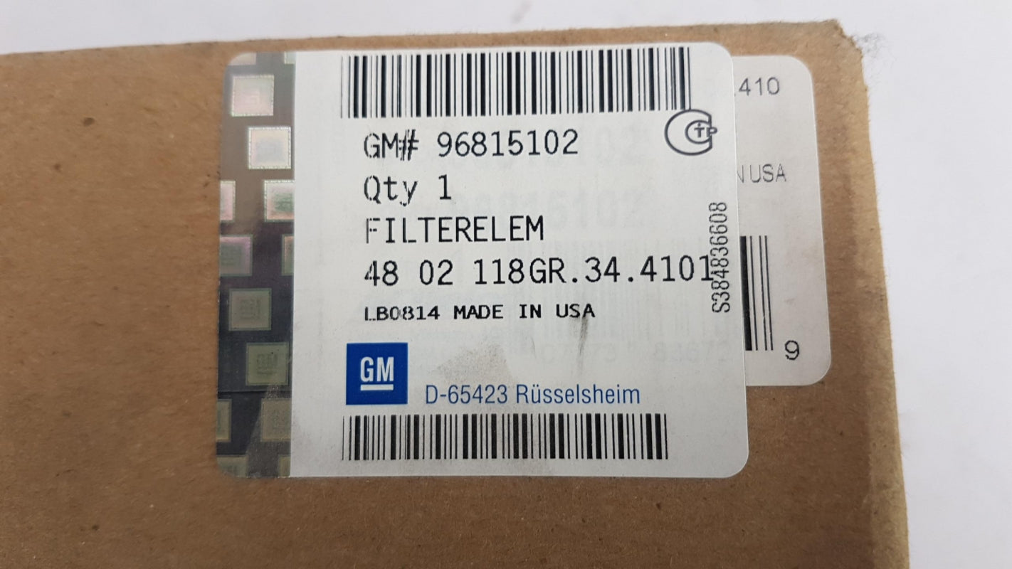 Original OE CHEVROLET Luftfilter 96815102