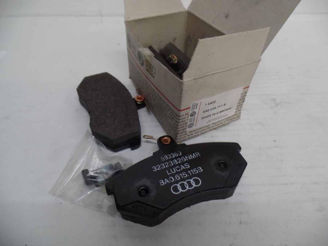 Original AUDI A80 (1987-1994) Bremsbeläge Satz Vorne 8A0698151B