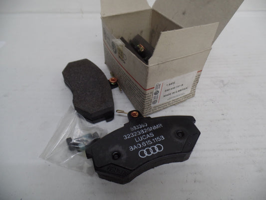 Original AUDI A80 (1987-1994) Bremsbeläge Satz Vorne 8A0698151B