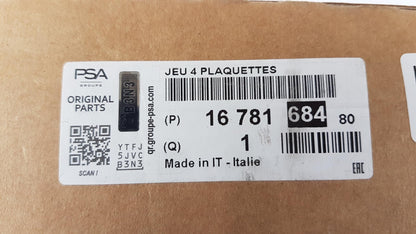 Original CITROEN C4 Spacetourer II C5 Aircross Bremsbeläge Satz Vorne 1678168480