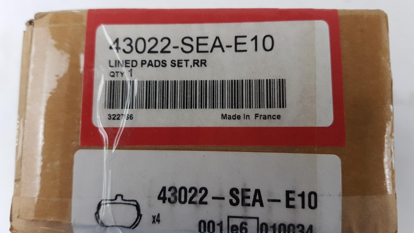 Original OE HONDA Bremsbeläge 43022SEAE10