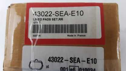 Original OE HONDA Bremsbeläge 43022SEAE10