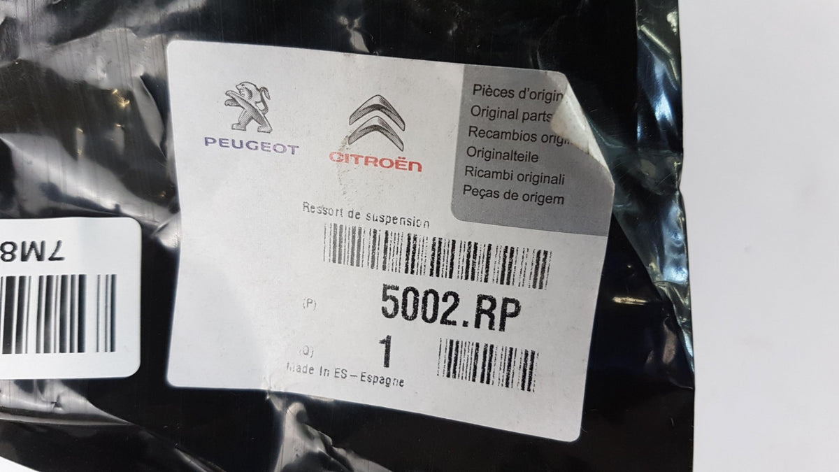 Original OE Peugeot Fahrwerksfeder 5002RP