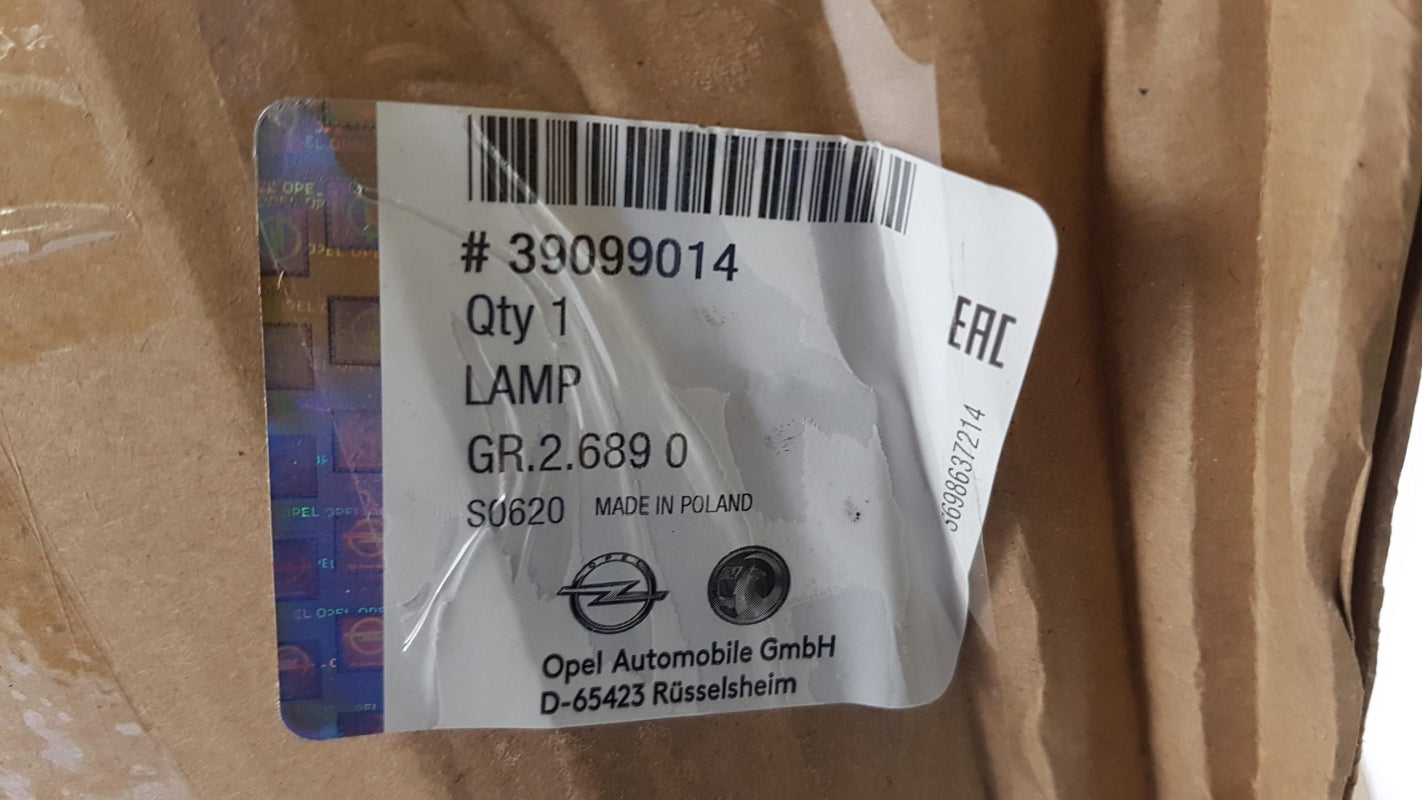 Original OE OPEL Heckleuchte 39099014