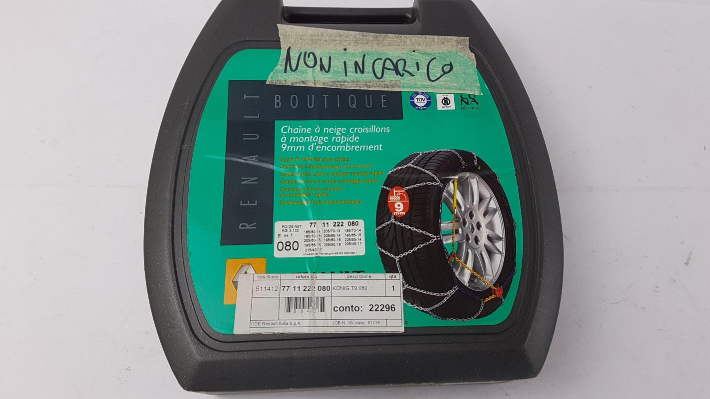 Original OE RENAULT Schneeketten 7711222080