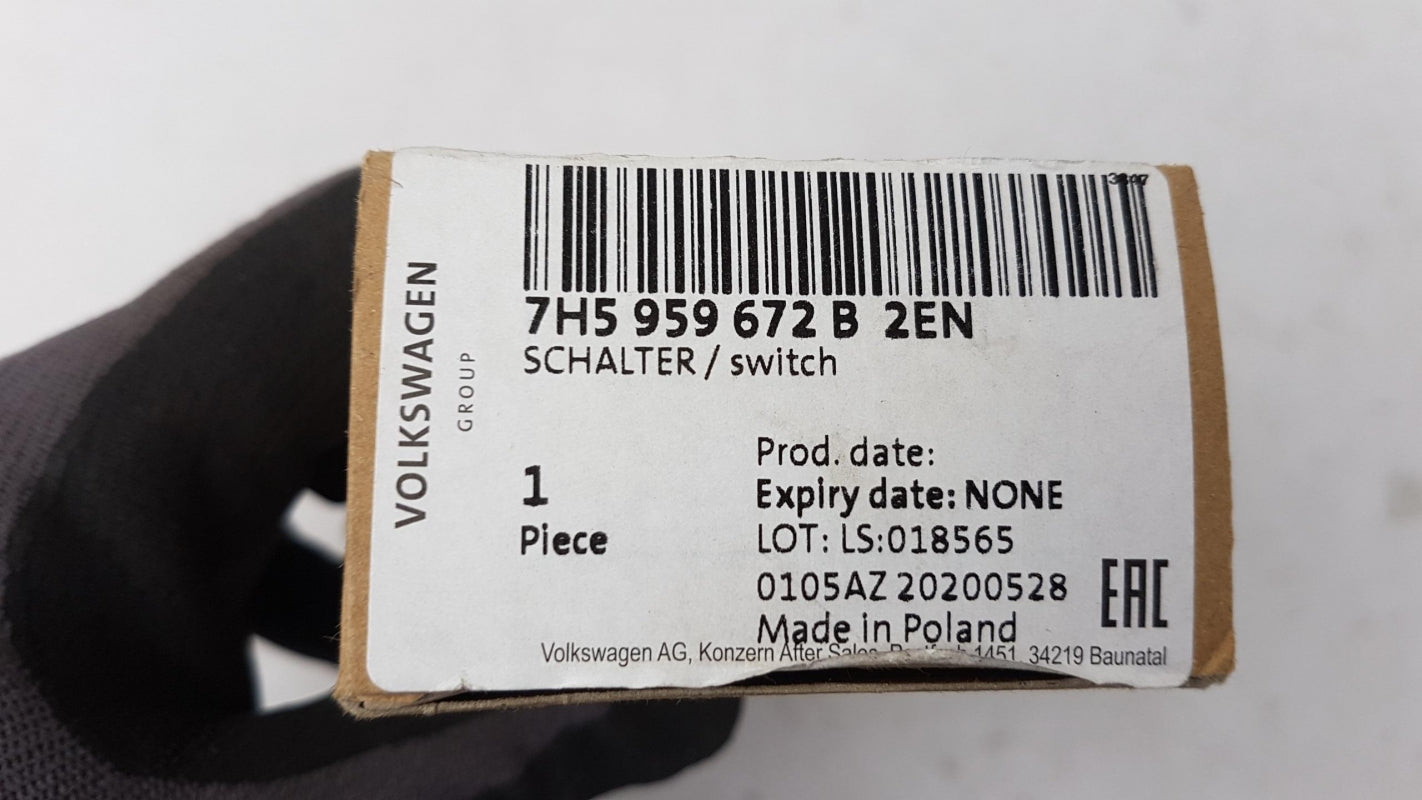 Original OE Volkswagen Schaltereinheit 7H5959672B2EN