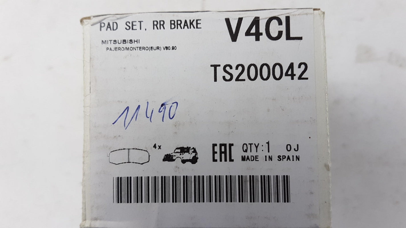 Original OE MITSUBISHI Bremsbeläge TS200042