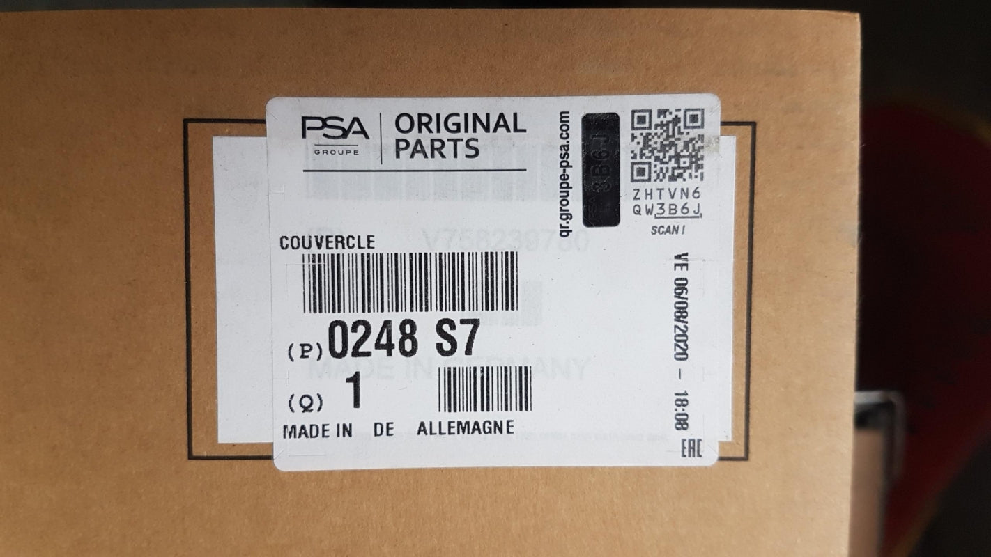 Original PEUGEOT 308 II 1.6 16V Ventildeckel 0248S7