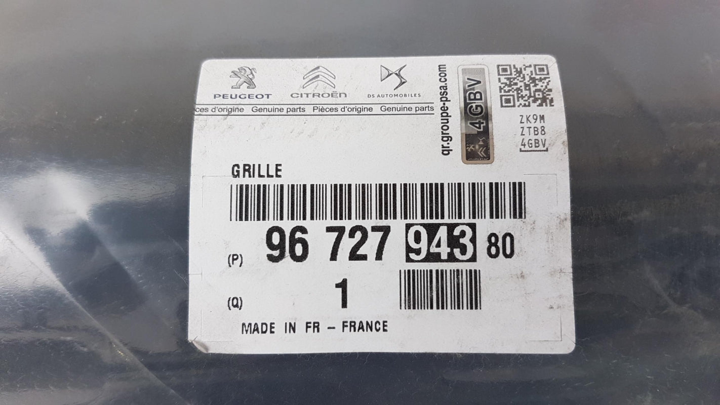 Original OE Peugeot Stoßstange Gitter Zierleiste 9672794380