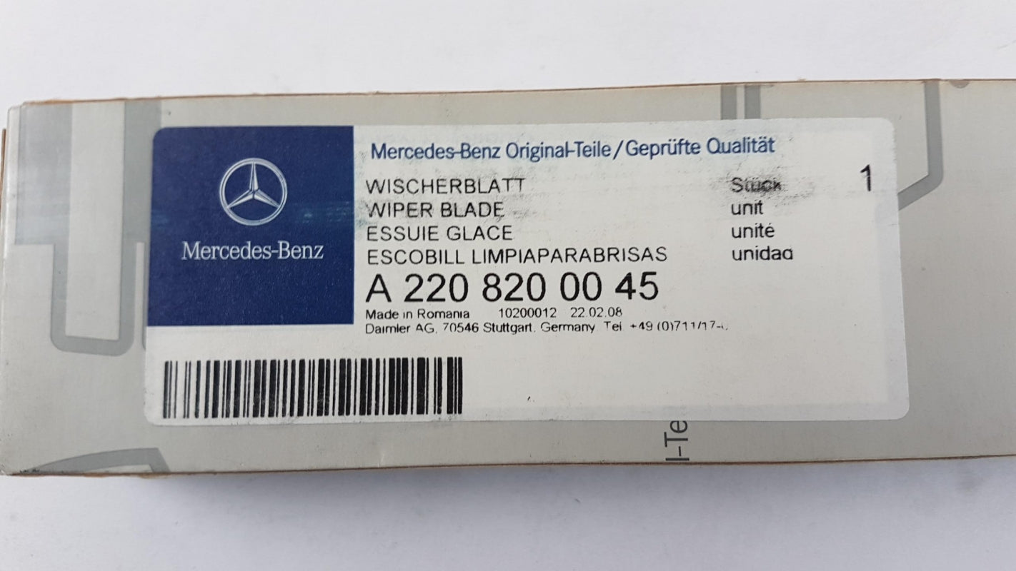 Original MERCEDES-BENZ S-Klasse W220 V220 Wischerblatt (1st) vorne A2208200045