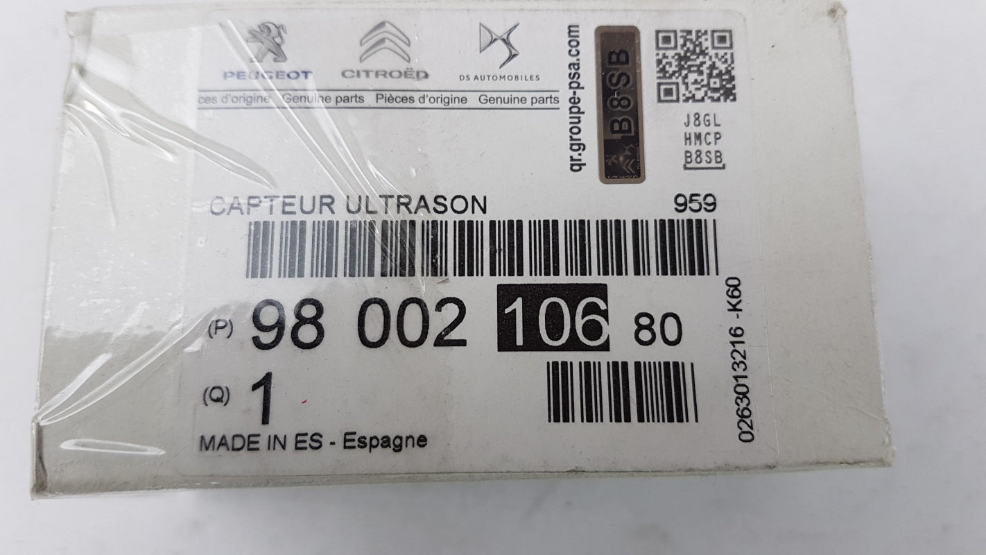 Original PSA C3 III 3008 SUV 5008 II Jumpy Parksensor Vorne 9800210680