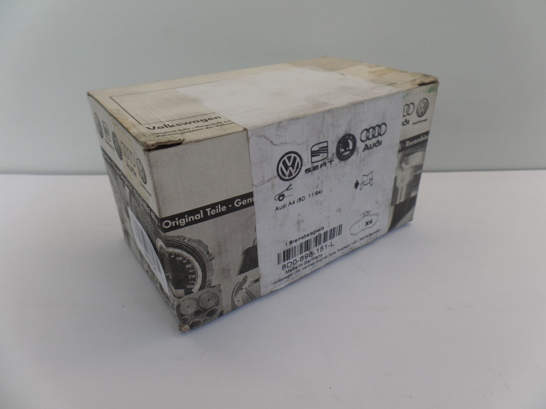 Original AUDI A4 80 90 Avant Coupe 1988-1996 Bremsbeläge Vorne 8D0698151L